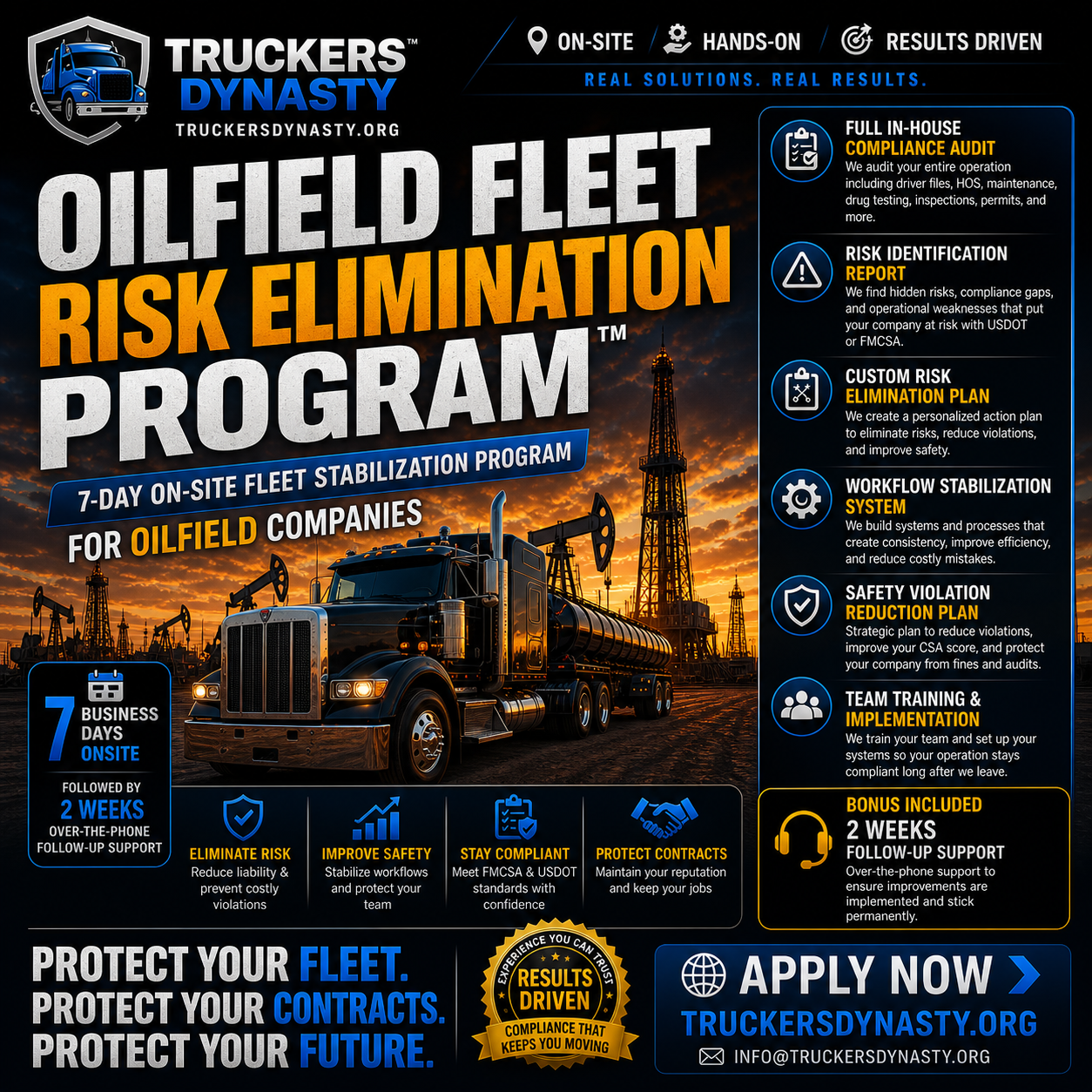 DOT Oilfield Fleet Risk Elimination Program™